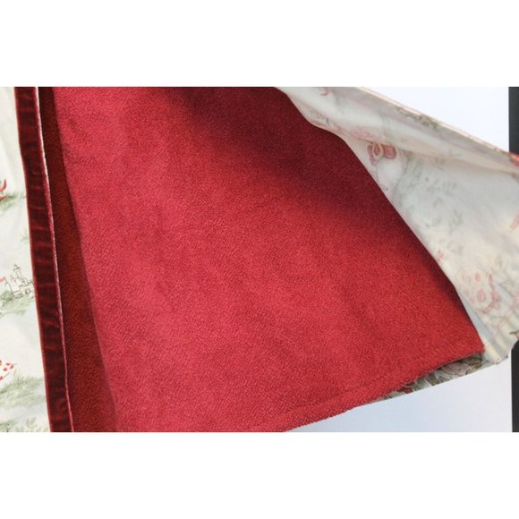 Trish Scully Nursery Rhyme Dress Toddler Girls Sz 4T Red Green V Cut Neck - Picture 5 of 9